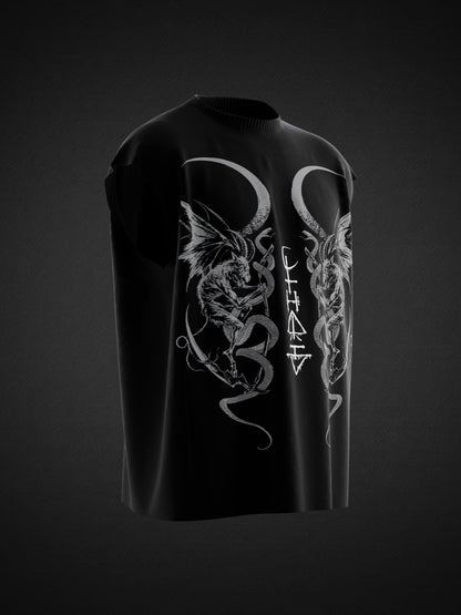 TWIN SATAN UNISEX BOXY VEST